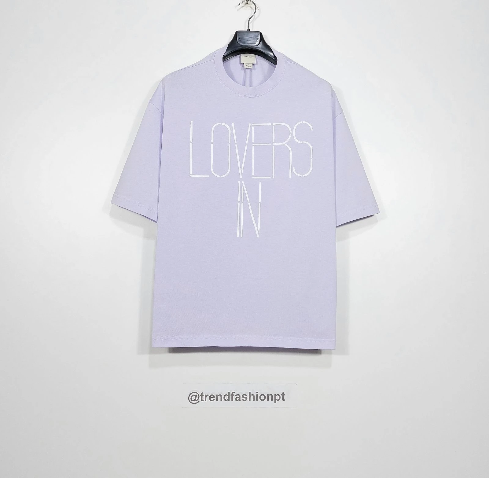 Calvin Klein Studio 'lovers in' oversize tshirt - lilac L